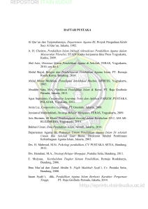 DAFTAR PUSTAKA Al Qur`an dan Terjemahannya, Departemen