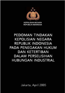 Pedoman tindakan kepolisian negara republik indonesia pada