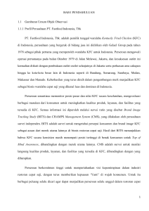 BAB I PENDAHULUAN 1.1 Gambaran Umum Objek Observasi 1.1.1