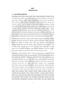 1 BAB 1 PENDAHULUAN 1.1. Latar Belakang Masalah Persaingan