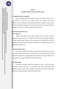 BAB IV KONDISI UMUM LOKASI PENELITIAN 4.1