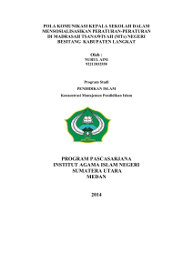 program pascasarjana institut agama islam negeri sumatera utara