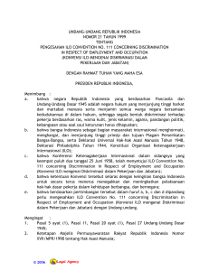 undang-undang republik indonesia nomor 21 tahun 1999 tentang