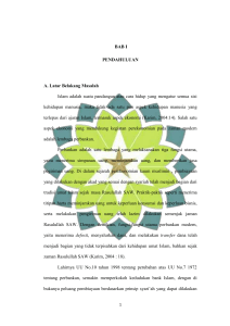 BAB I PENDAHULUAN A. Latar Belakang Masalah Islam adalah
