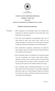 undang-undang republik indonesia nomor 31 tahun 1964 tentang