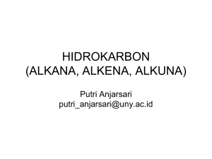 hidrokarbon (alkana, alkena, alkuna)