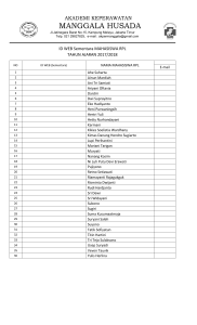 RPL - akademi keperawatan manggala husada