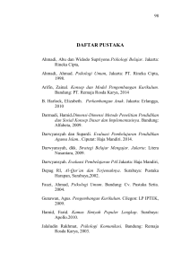 daftar pustaka - UIN SMH Banten Institutional Repository