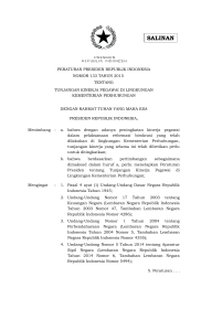 tunjangan kinerja pegawai di lingkungan kementerian perhubungan