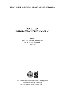 penelitian integrated circuit sensor - 2