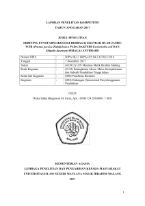 1 laporan penelitian kompetitif tahun anggaran 2017 judul