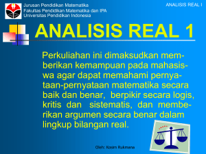 analisis real 1 - Direktori File UPI