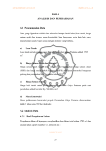 BAB 4 ANALISIS DAN PEMBAHASAN 4.1 Pengumpulan Data 4.2