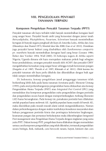 viii. pengelolaan penyakit tanaman terpadu