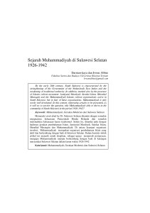 Sejarah Muhammadiyah di Sulawesi Selatan 1926