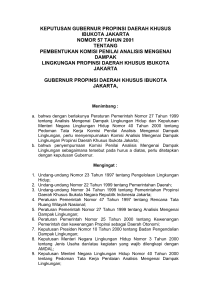 keputusan gubernur propinsi daerah khusus ibukota jakarta nomor