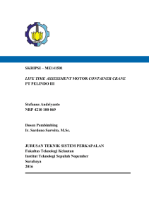 SKRIPSI – ME141501 LIFE TIME ASSESSMENT MOTOR