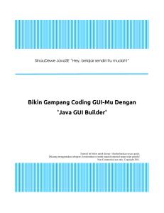 Bikin Gampang Coding GUI-Mu Dengan `Java GUI Builder`