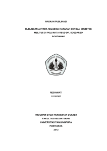 naskah publikasi hubungan antara kejadian katarak