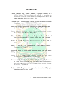 DAFTAR PUSTAKA Annane D, Siami S, Jaber S, Martin C, Elatrous