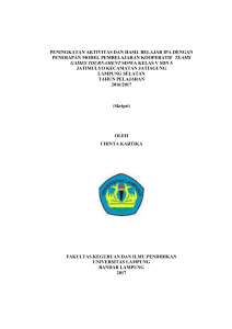 peningkatan aktivitas dan hasil belajar ipa dengan penerapan