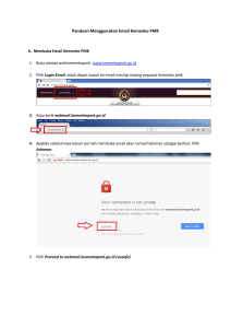 Panduan Menggunakan Email Kemenko PMK