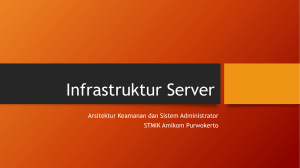 Infrastruktur Server - E-Learning | STMIK AMIKOM Purwokerto