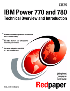 IBM Power 770 and 780 Technical Overview and