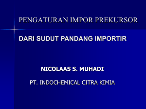 Example of Export Control by Indonesian Industry