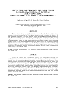 sistem informasi geografis (sig) untuk zonasi