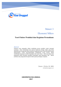 Materi 3_Faktor Produksi