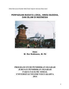 akulturasi antara kebudayaan Hindu-Budha