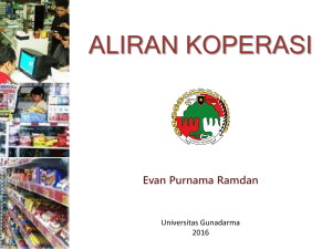 aliran koperasi - Official Site of EVAN PURNAMA RAMDAN