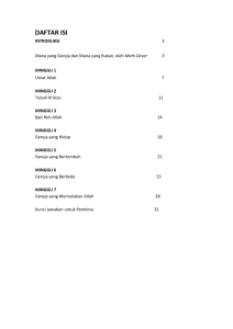 DAFTAR ISI - Amanat Agung