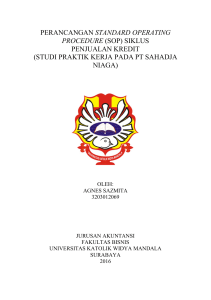 sop - Widya Mandala Catholic University Surabaya Repository