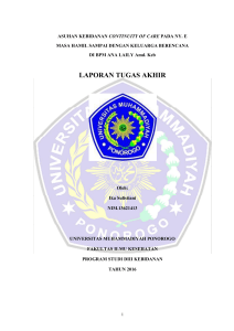 laporan tugas akhir - Universitas Muhammadiyah Ponorogo