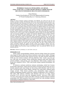 http://jurnal.unimus.ac.id 81 PEMBERIAN MAKANAN PENDAMPING