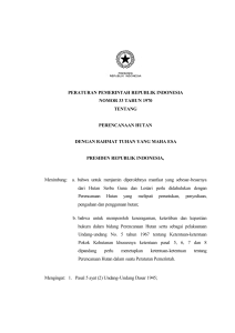 peraturan pemerintah republik indonesia nomor 33 tahun