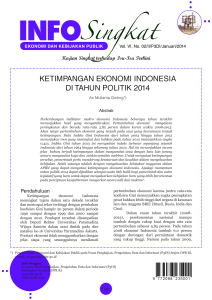 ketimpangan ekonomi indonesia di tahun politik 2014
