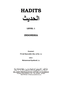 HADITS Level 1 PDF