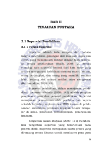 Supervisi Kunjungan Kelas dalam Meningkatkan Kinerja Guru IPA