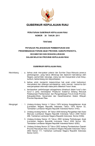 gubernur kepulauan riau - BPPPA Provinsi Kepulauan Riau