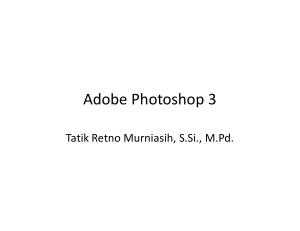 Adobe Photoshop 3 - Repository UNIKAMA
