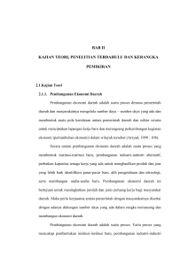 bab ii kajian teori, penelitian terdahulu dan kerangka