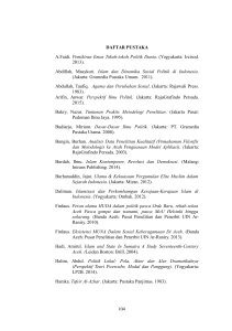 DAFTAR PUSTAKA A.Faidi. Pemikiran Emas Tokoh