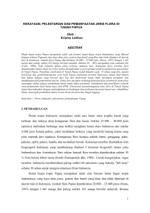 1 ABSTRAK I. PENDAHULUAN Hutan tropis Indonesia merupakan