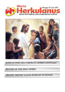 wh minggu iv juni 2017 - Paroki Santo Herkulanus Depok
