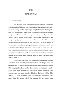 BAB 1 PENDAHULUAN 1.1. Latar Belakang Pada dasarnya dalam