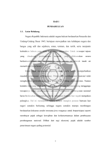 1 BAB 1 PENDAHULUAN 1.1. Latar Belakang Negara Republik