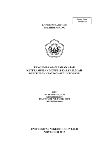 penerapan model pembelajaran kontekstual